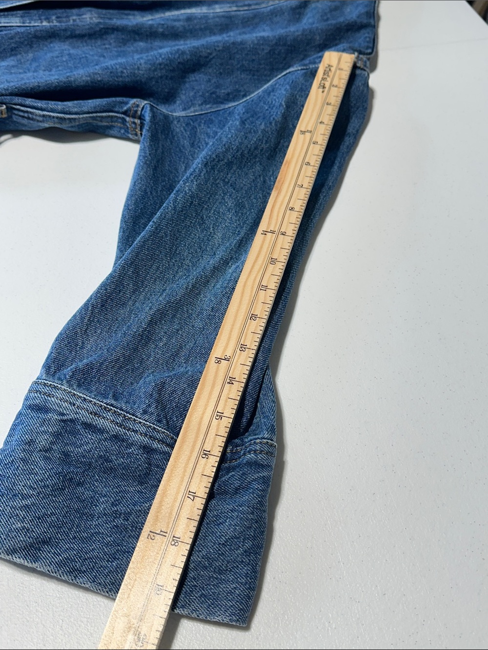 Wilfred Dark Blue Long Denim Jacket - Picture 10 of 10